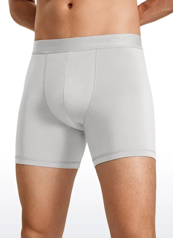 Cheap CRZ YOGA Ultra-Soft Modal Double Lined 5" Boxer Underwear (3-Pack)